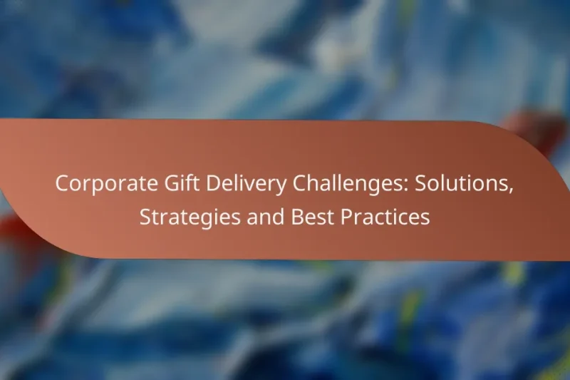 Corporate Gift Delivery Challenges: Solutions, Strategies and Best Practices