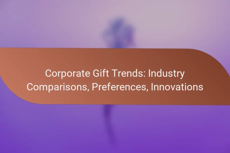 Corporate Gift Trends: Industry Comparisons, Preferences, Innovations